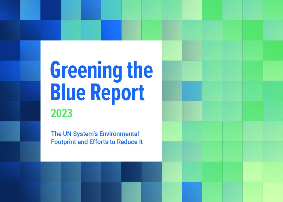 Greening the Blue Report Logo
